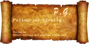 Pellegrini Gizella névjegykártya
